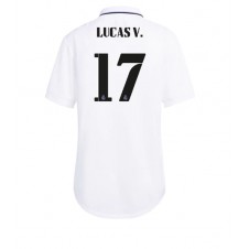 Real Madrid Lucas Vazquez #17 Hjemmedrakt Kvinner 2022-23 Kortermet